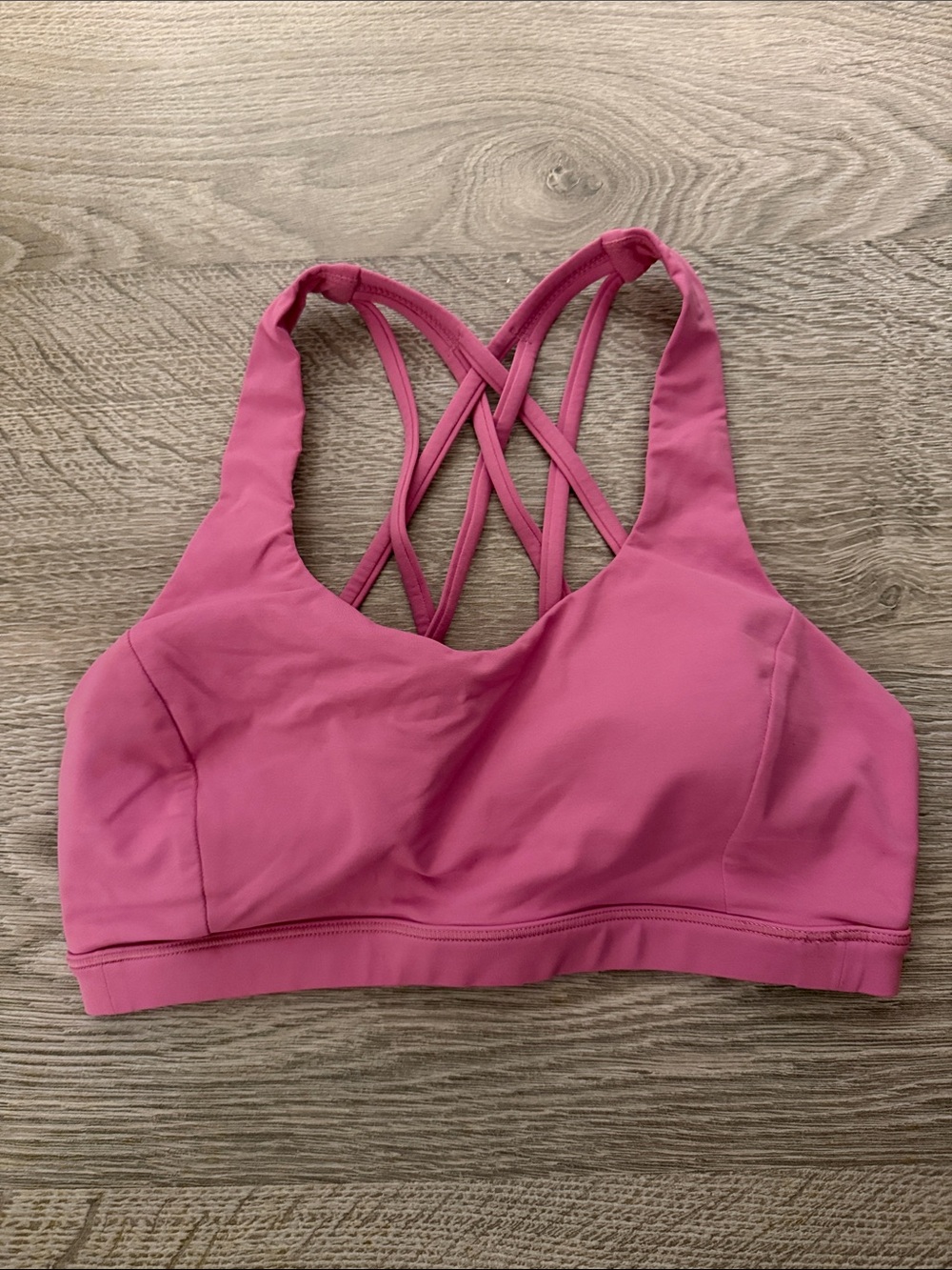 lululemon athletica Pink Strappy-Back Sports Bra